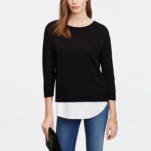 Ann Taylor split back sweater